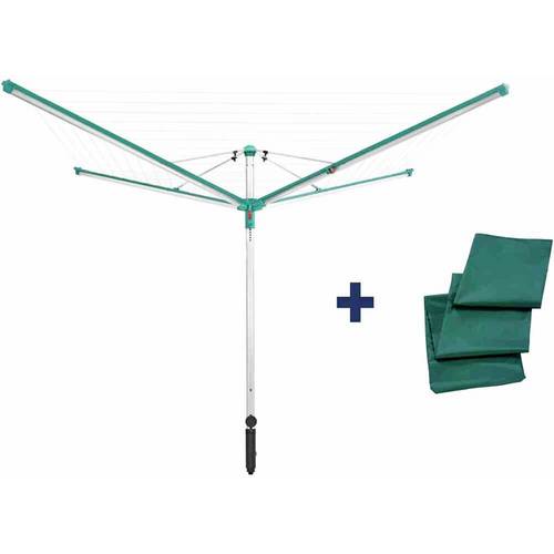 Thumbnail - Leifheit Wäscheschirm Linomatic 600 Deluxe Cover mit Leineneinzug für saubere