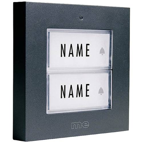 m-e modern-electronics 41273 Funkklingel Sender mit Namensschild
