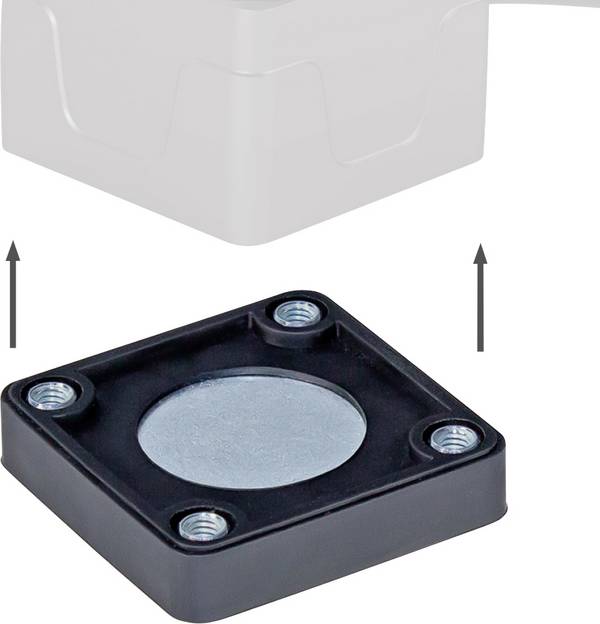 LED2WORK Magnetbefestigungssatz 220500-01 (L x B x H) 60 x 60 x 13 mm Piece 1 St.