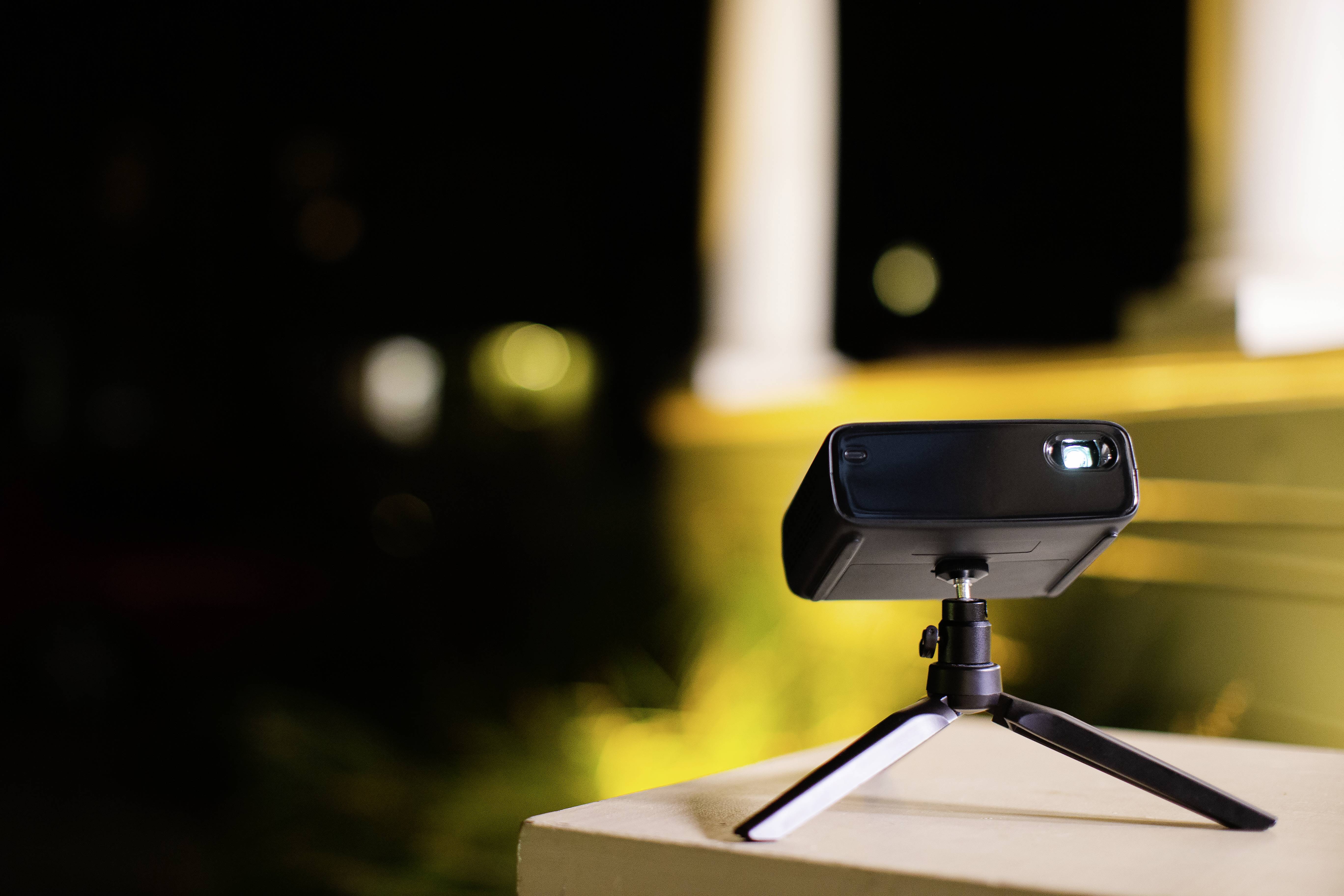 Handy-Beamer im Einsatz