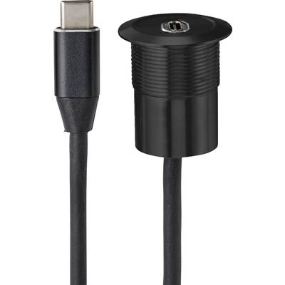 USB-C Buchse Einbau Rund Wasserdicht PH2.0 Kabel