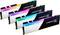 Vier G.Skill Trident Z Neo RAM-Module mit RGB-Beleuchtung in verschiedenen Farben.