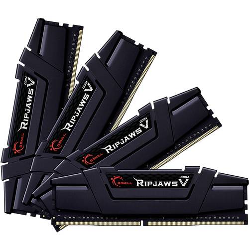 G.Skill Ripjaws V PC-Arbeitsspeicher Kit DDR4 64 GB 4 x 16 GB Non-ECC 3200 MHz 288pin DIMM CL16-18-18-38 F4-3200C16Q-64G...