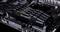 Vier schwarze RAM-Module mit dem Aufdruck 'G.SKILL Ripjaws V' sind auf einem Motherboard installiert.