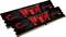 Zwei G.Skill Aegis DDR4-RAM-Module mit schwarzem und rotem Design, geeignet für Desktop-Computer, abgebildet übereinander.