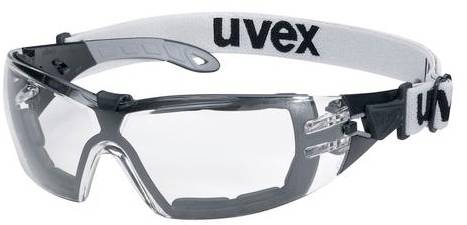 uvex pheos 9192680 Schutzbrille inkl. UV-Schutz Grau, Schwarz EN 166, EN 170 DIN 166, DIN 170