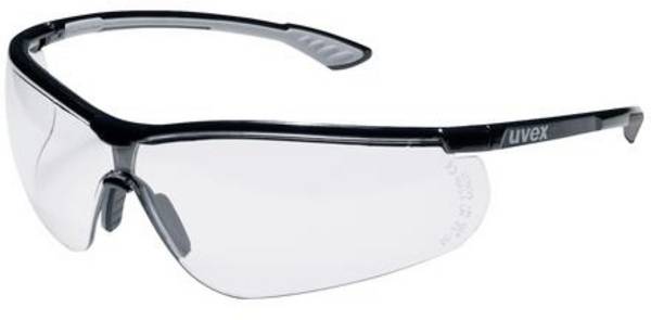 uvex sportstyle 9193080 Schutzbrille inkl. UV-Schutz Grau, Schwarz EN 166, EN 170 DIN 166, DIN 170