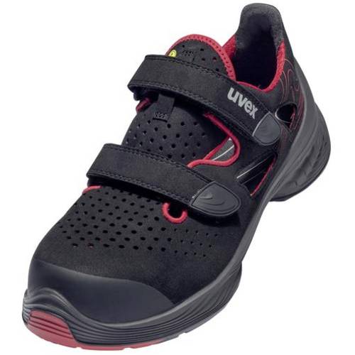 Thumbnail - uvex 1 G2 6836248 ESD Sicherheitssandale S1P Schuhgröße (EU): 48 Rot-Schwarz 1 Paar