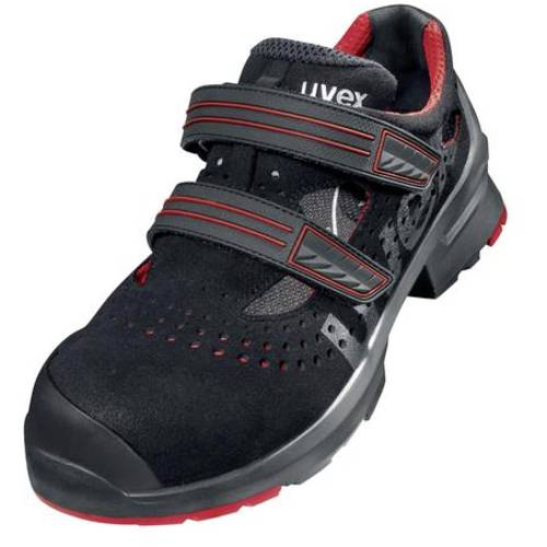 uvex 1 8536237 ESD Sicherheitssandale S1P Schuhgröße (EU): 37 Rot/Schwarz 1 Paar