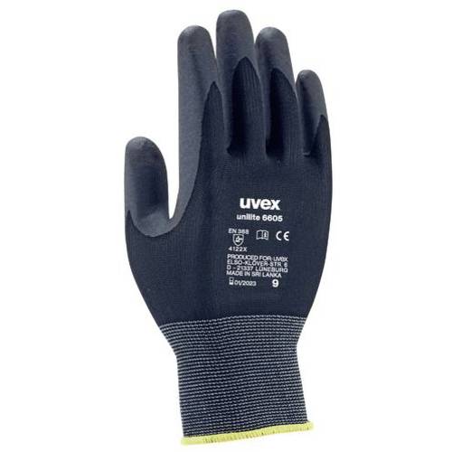 uvex 6057308 unilite / unipur Polyamid, Nitrilschaum Montagehandschuh Größe (Handschuhe): 8 EN 388 1 Paar