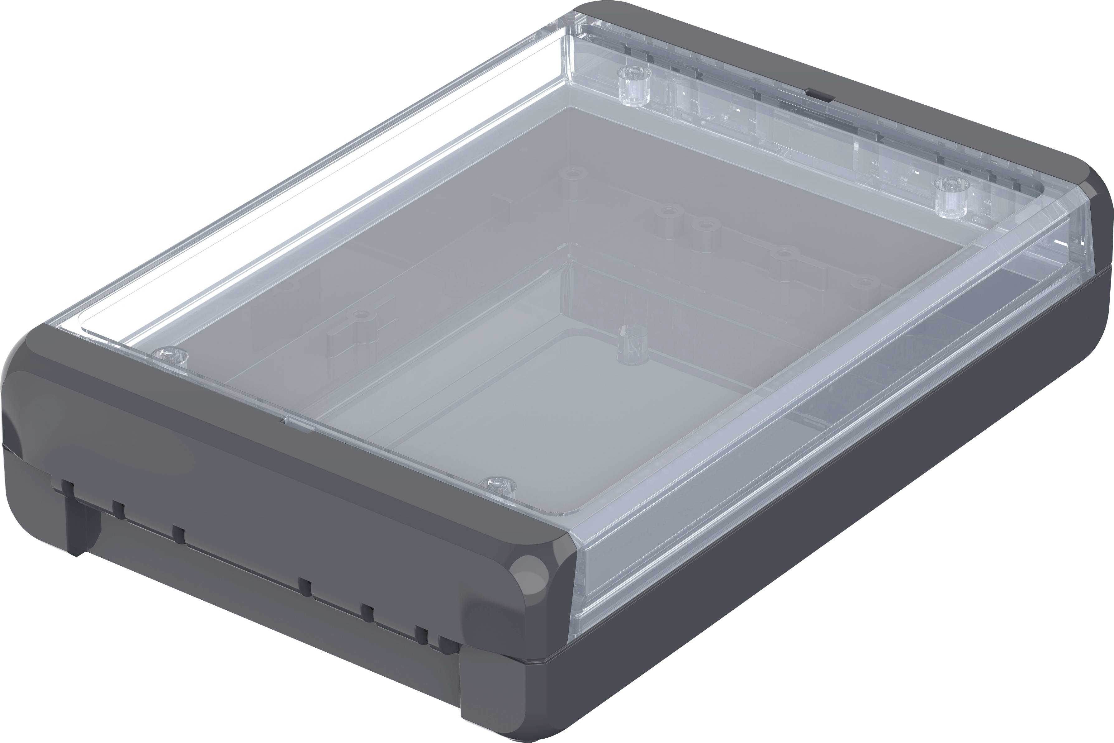 Bopla B 181304 PC-V0-G-7024 Bocube Gehäuse 96024244 Outdoor-Gehäuse 191 x 125 x 40 Polycarbonat V0 Graphitgrau (RAL 7024...