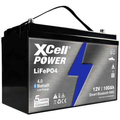 XCell LiFePo4 12V / 100Ah Spezial-Akku LiFePo-Block Innengewinde LiFePO 4  12 V 100 Ah kaufen