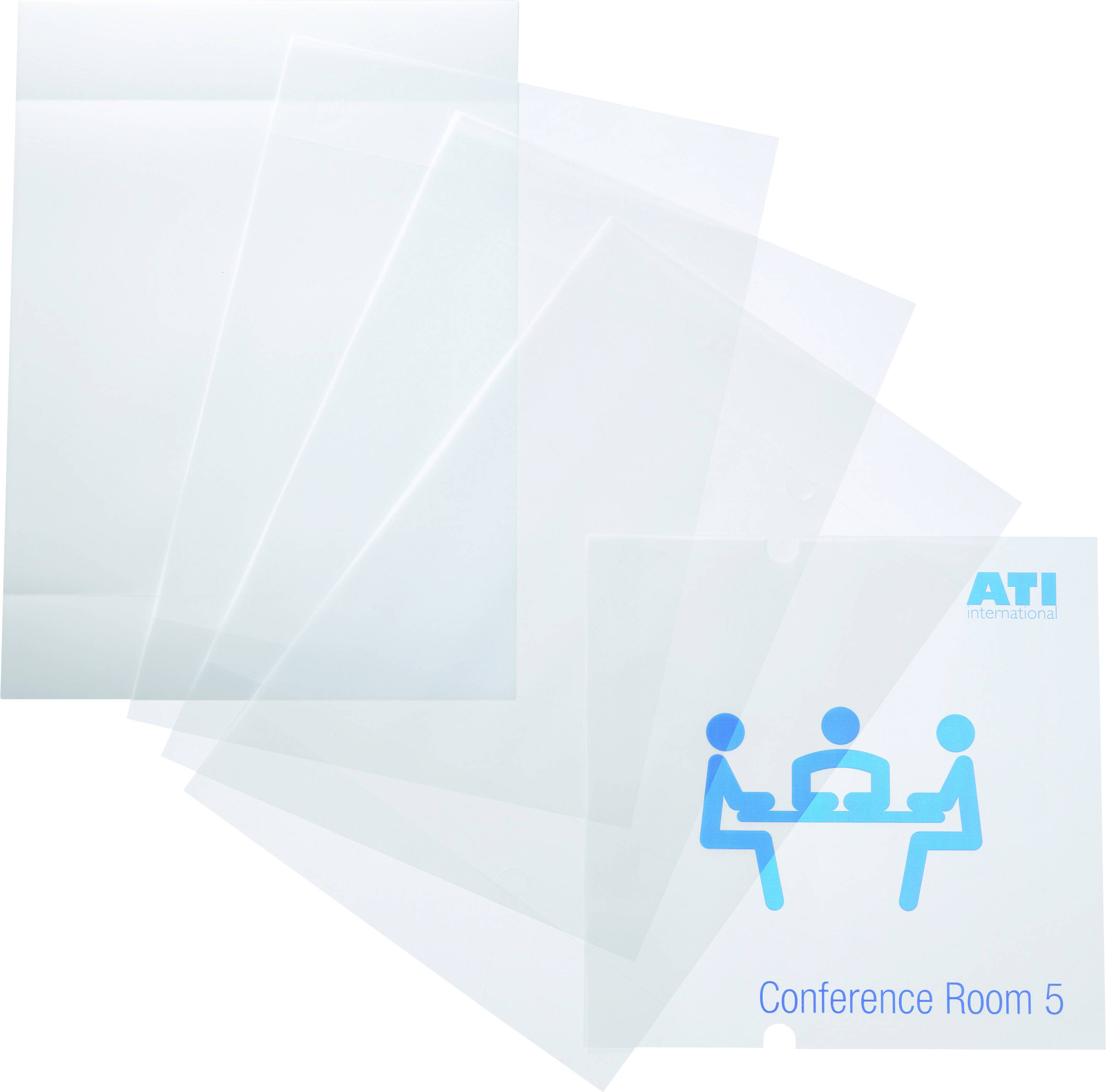 Türschild 483419 B x H Transparent-0