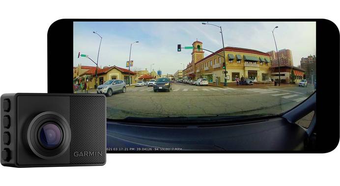 Kamera überträgt das Dashcam Video aufs Smartphone