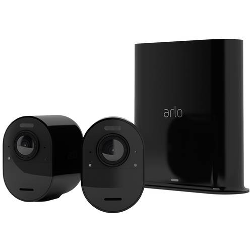 ARLO Ultra 2 Spotlight 2cam Kit black VMS5240B-200EUS WLAN IP-Überwachungskamera-Set mit 2 Kameras 3840 x 2160 Pixel