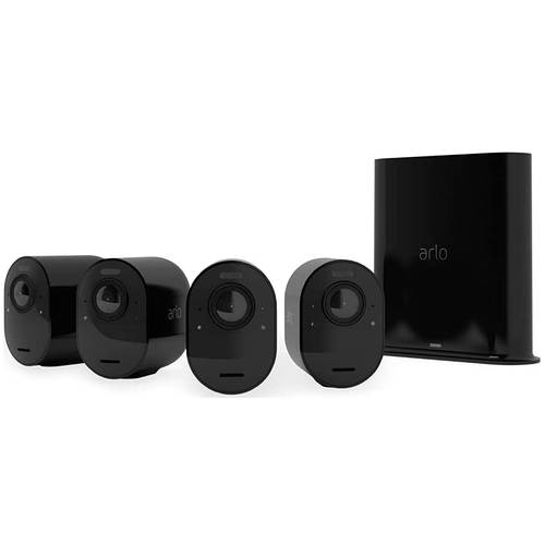 ARLO Ultra 2 Spotlight 4cam Kit black VMS5440B-200EUS WLAN IP-Überwachungs-Set mit 4 Kameras 3840 x 2160 Pixel