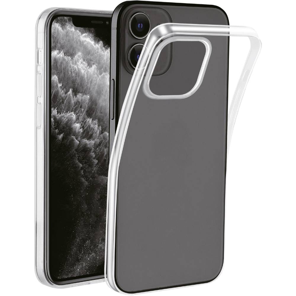 Vivanco Super Slim Backcover Apple iPhone 12 mini Transparant Inductieve lading, Spatwaterdicht, Stofdicht, Stootbestendig, Waterafstotend