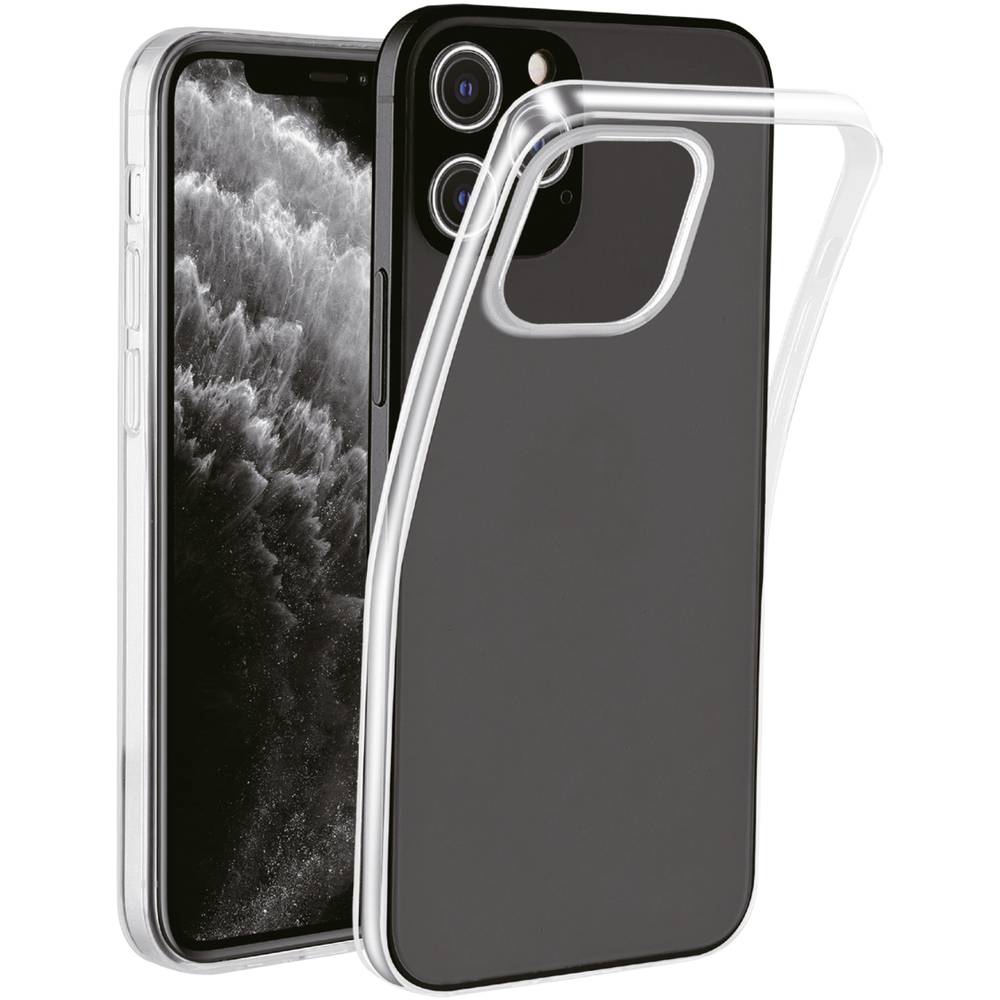 Vivanco Super Slim Backcover Apple iPhone 12 Pro Max Transparant Inductieve lading, Spatwaterdicht, Stofdicht, Stootbestendig, Waterafstotend