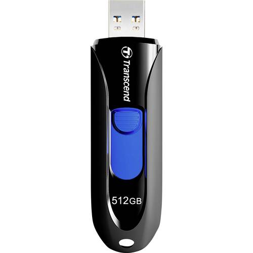 Transcend JetFlash® 790 USB-Stick 512 GB Schwarz, Blau TS512GJF790K USB-A (USB 3.1 Gen 1)