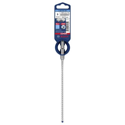 Bohrer mit SDS plus Aufnahme, Größe 5 x 165 mm, für Beton. Verpackung zeigt Markenlogo und technische Spezifikationen.