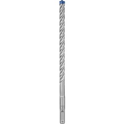 Metallbohrer mit spiralförmiger Rille und blauer Spitze, geeignet für präzises Bohren von Löchern in verschiedene Materialien.