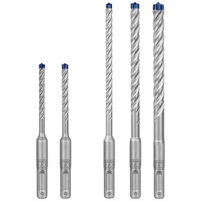 Bosch Accessories EXPERT SDS plus-7X 2608900197 Hammerbohrer 5teilig 5.0 mm, 6.0 mm, 6.0 mm, 8.0 mm, 10.0 mm SDS-Plus 5
