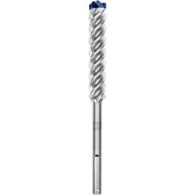 Metallfräser mit spiralförmigen Schneidezähnen und blauer Spitze, geeignet für präzise Bearbeitung von Materialien.