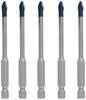 Bosch Accessories 2608900598 Fliesenbohrer-Set 5teilig 5 mm Sechskantschaft 5 St.
