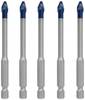 Bosch Accessories 2608900599 Fliesenbohrer-Set 5teilig 6 mm Sechskantschaft 5 St.