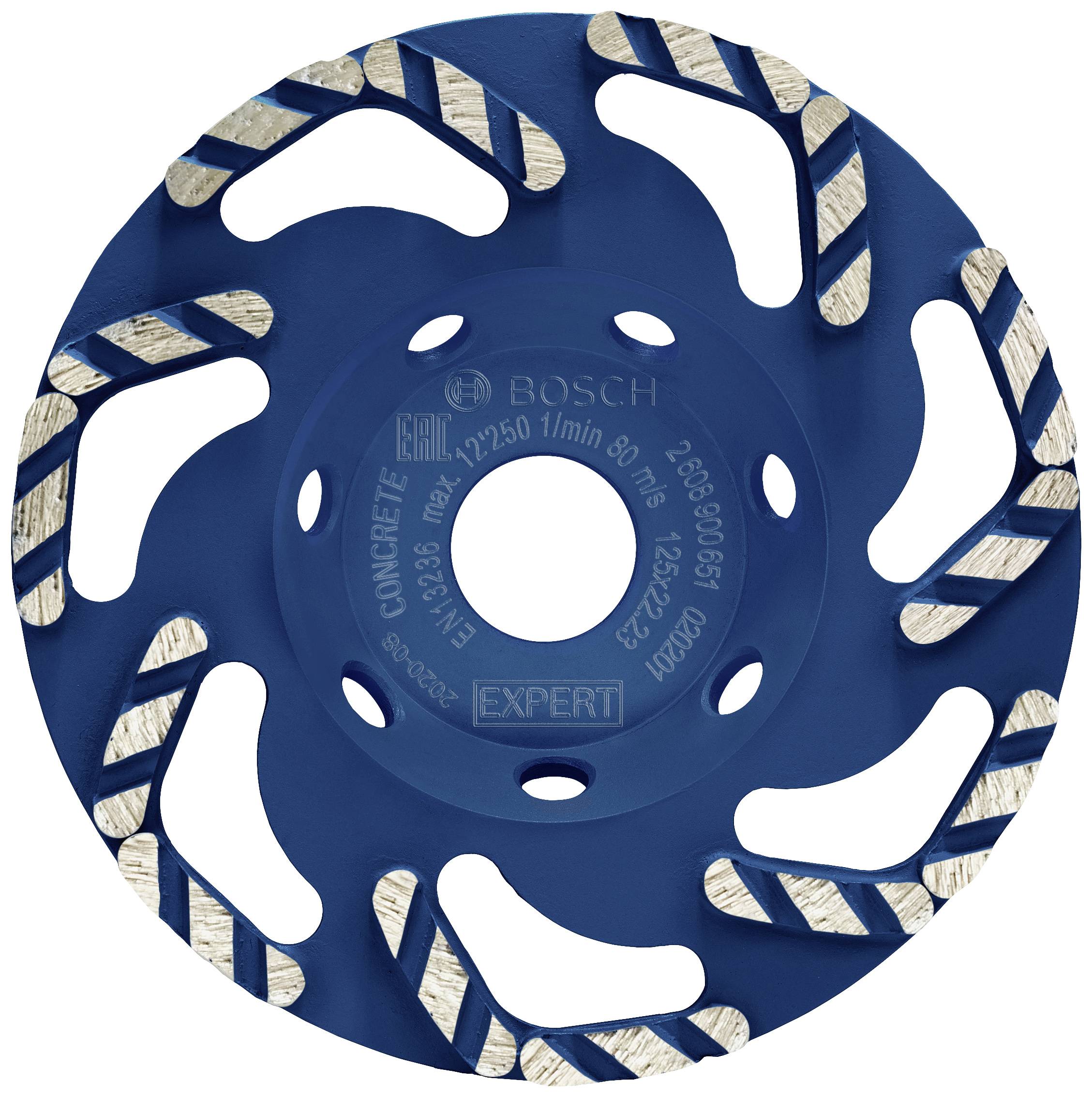 Bosch Accessories 2608900651 Diamantový hrncový kotouč EXPERT Concrete, 125 x 22,23 x 4,5 mm EXPERT Concrete Ø 1 ks