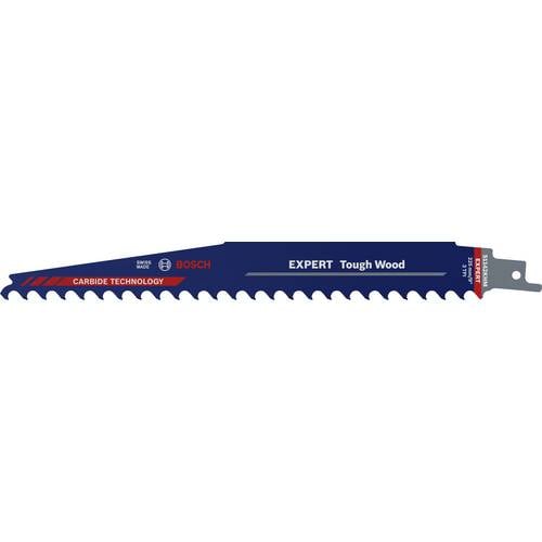 Bosch Accessories 2608900403 EXPERT ‘Tough Wood’ S 1142 KHM Säbelsägeblatt, 1 Stück Sägeblatt-Länge 225 mm 1 St.
