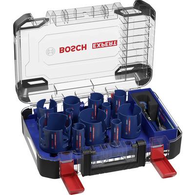 Bosch Accessories EXPERT Construction 2608900489 Lochsägen-Set 15teilig 20 mm, 22 mm, 25 mm, 32 mm, 35 mm, 40 mm, 44 mm,