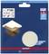 Schleifpapier-Packung von Bosch, P180 Körnung, 5 Stück, 125 mm Durchmesser, geeignet für Holz, wenig Staubentwicklung.