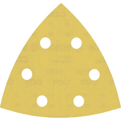 Bosch Accessories EXPERT C470 2608900934 Deltaschleifpapier gelocht Körnung (num) 400 (L x B) 93 mm x 93 mm 50 St.