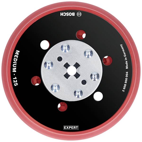 Bosch Accessories 2608900004 EXPERT Multihole (Expert Multiloch) Universalstützteller, 125 mm, medium Durchmesser 125 mm