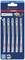 'Bosch Expert Stichsägeblätter Set, 5-teilig, für Weichholz. Präziser Schnitt, universeller Schaft, geeignet für 5-50mm Dicke.'