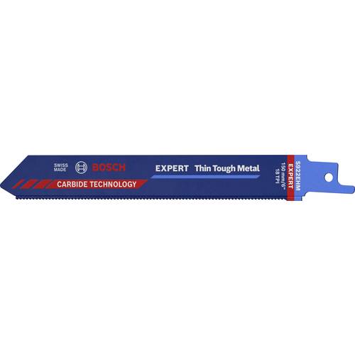 Bosch Accessories 2608900361 EXPERT ‘Thin Tough Metal’ S 922 EHM Säbelsägeblatt, 3 Stück Sägeblatt-Länge 150 mm 3 St.