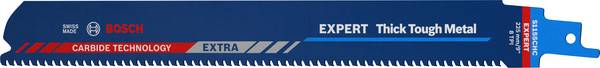 Bosch Accessories 2608900369 EXPERT ‘Thick Tough Metal’ S 1155 CHC Säbelsägeblatt, 3 Stück Sägeblatt-Länge 225 mm 3 St.