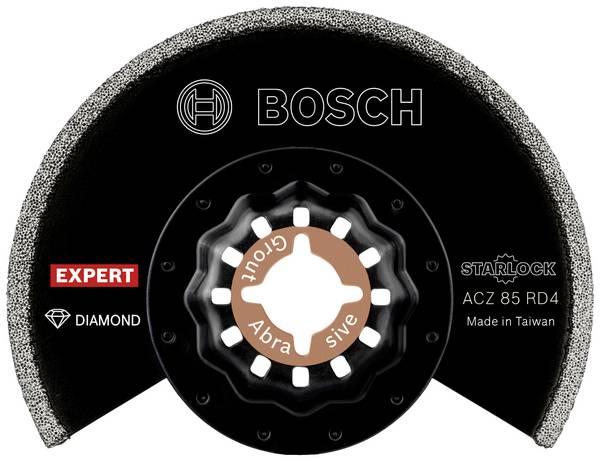 Bosch Accessories 2608900035 EXPERT Grout Segment Blade ACZ 85 RD4 Diamant Segmentsägeblatt 10teilig 2 mm 85 mm 10 St.