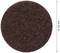 Eine runde braune Scheibe mit einem Durchmesser von 125 mm, aus einem grob strukturierten Material.