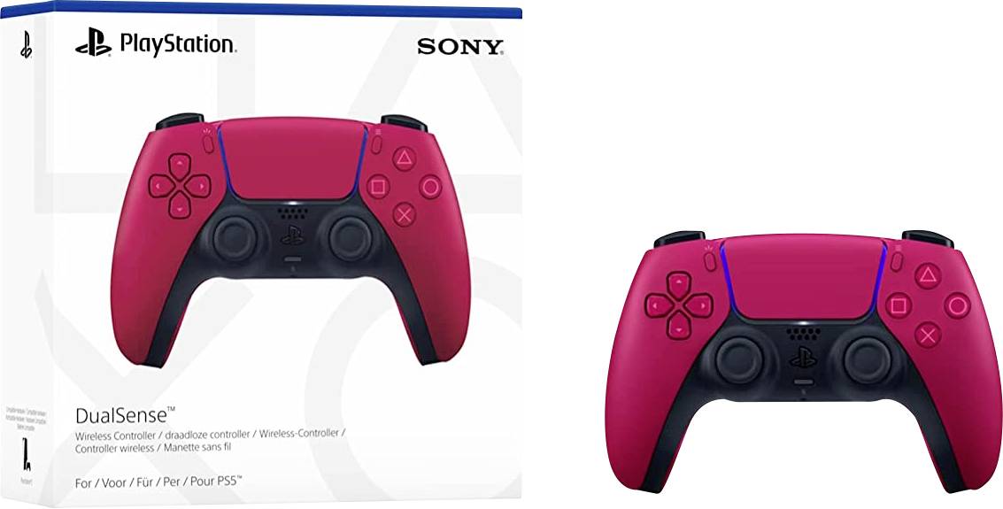 Official Sony on sale DualSense Wireless Controller for PlayStation 5 PS5 - Cosmic Red