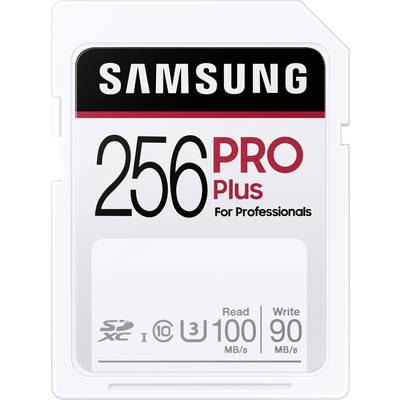 Samsung Pro Plus SDXC-Karte  256 GB UHS-I Wasserdicht, stoßsicher