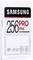 Samsung SD-Karte, 256 GB, PRO Plus, Geschwindigkeiten: Lesen 100 MB/s, Schreiben 90 MB/s, geeignet für professionelle Nutzung.