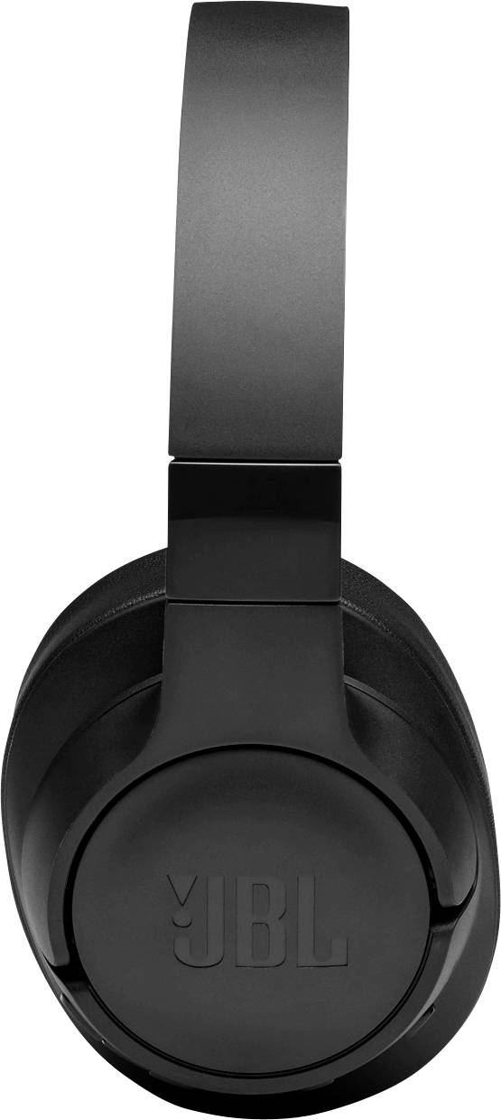 Ein schwarzer Over-Ear-Kopfhörer, neutralen Stils, geeignet für Musik und Anrufe.