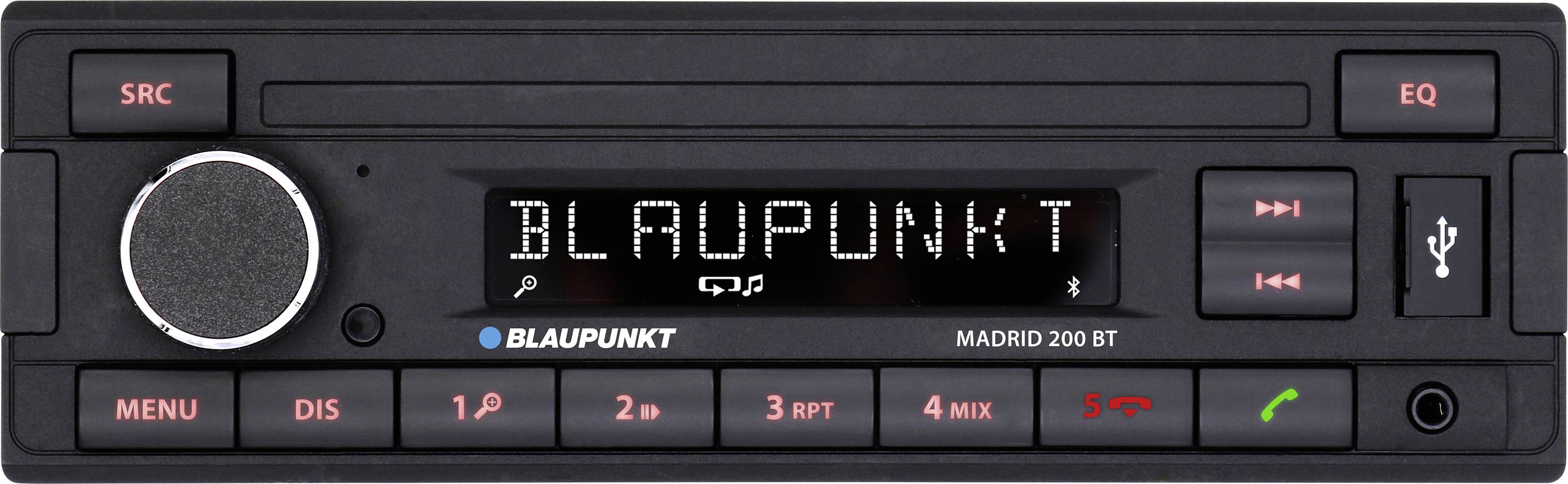 Blaupunkt Madrid 200 BT Autoradio Bluetooth®-Freisprecheinrichtung
