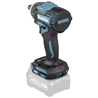 Akkuschlagschrauber mit blau-schwarzem Design von Makita. 40V Max, XGT Serie.