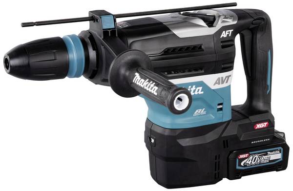 Makita HR005GM202 SDS-Max-Akku-Kombihammer 40 V 4 Ah Li-Ion  inkl. 2. Akku, inkl. Ladegerät, inkl. Koffer