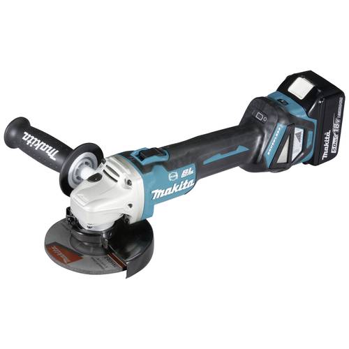 Makita DGA513RTJ DGA513RTJ Akku-Winkelschleifer 125 mm inkl. Ladegerät, inkl. 2. Akku, inkl. Koffer 18 V 5 Ah