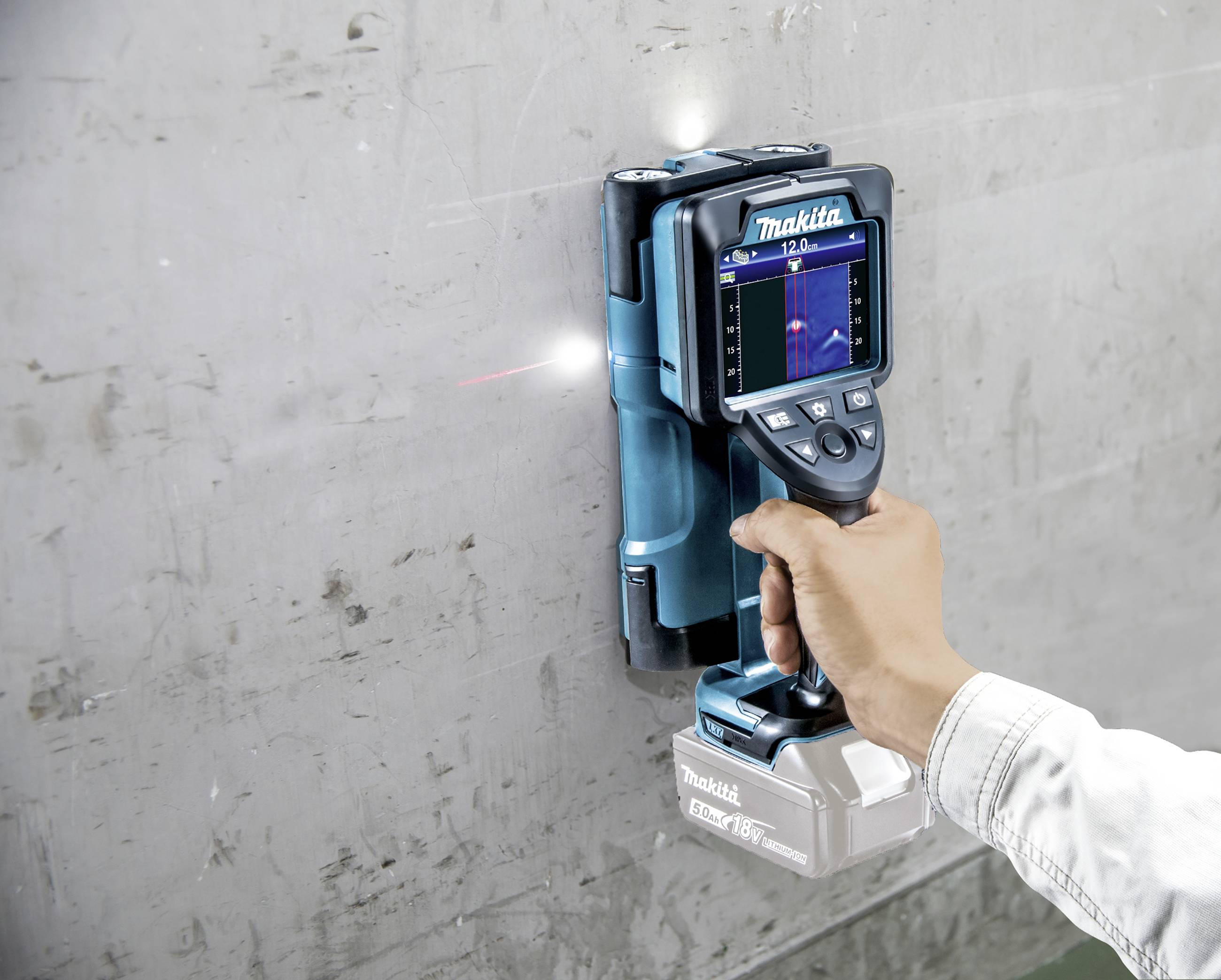 Makita Ortungsgerät DWD181ZJ DWD181ZJ Ortungstiefe (max.) 180 mm-20