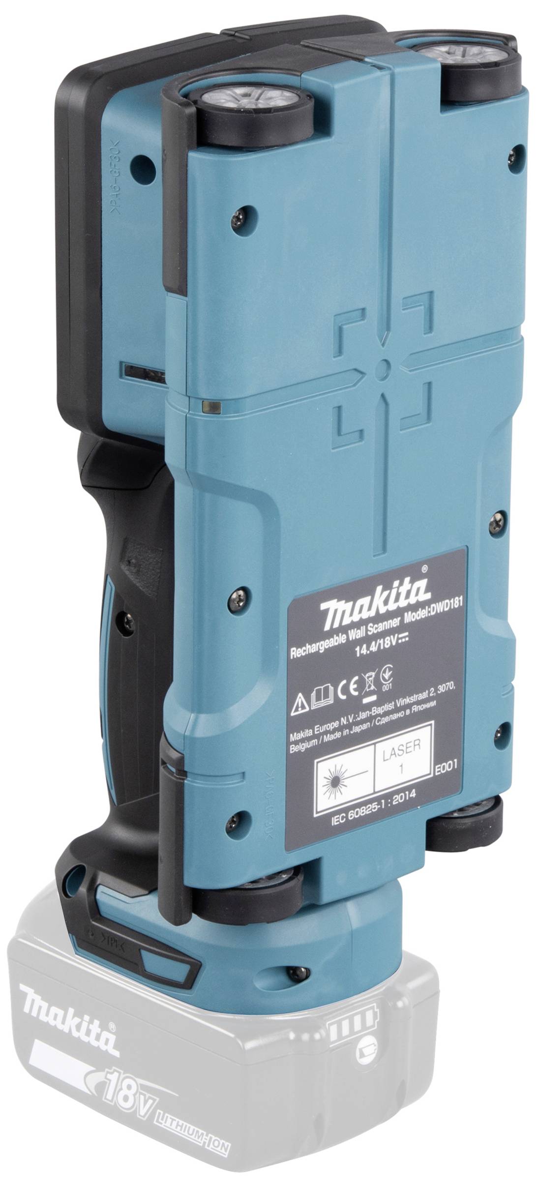 Makita Ortungsgerät DWD181ZJ DWD181ZJ Ortungstiefe (max.) 180 mm-3